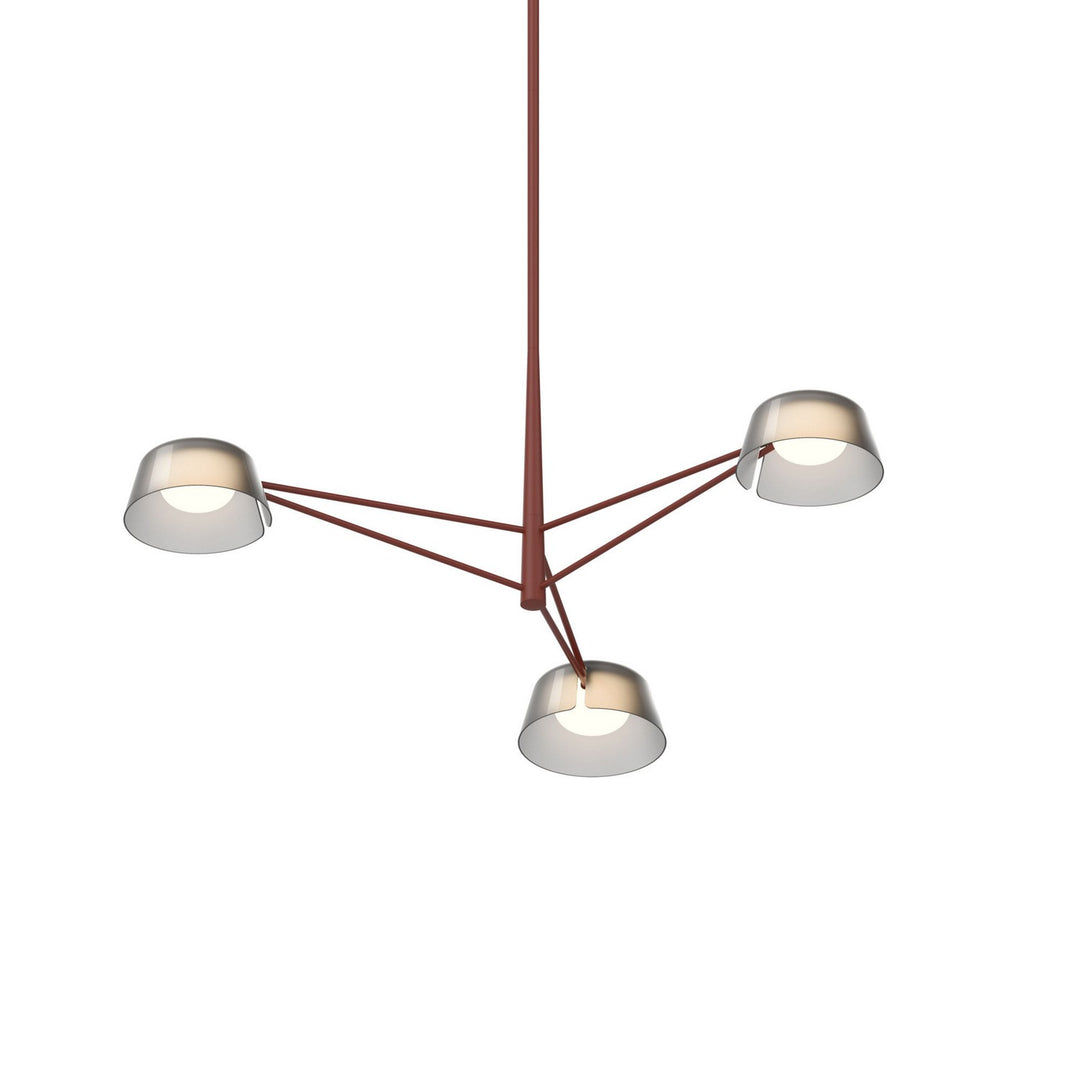 Ray LED Pendant in Oxide Red - available from The Lighting Shoppe, trusted by Canadian homeowners