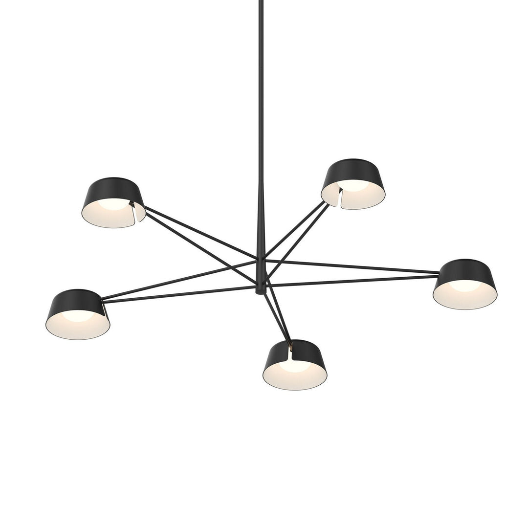 Ray LED Pendant in Satin Black - available from The Lighting Shoppe, trusted by Canadian homeowners