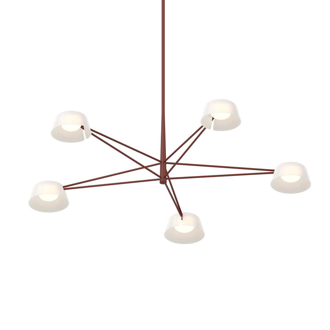 Ray LED Pendant in Oxide Red - available from The Lighting Shoppe, trusted by Canadian homeowners