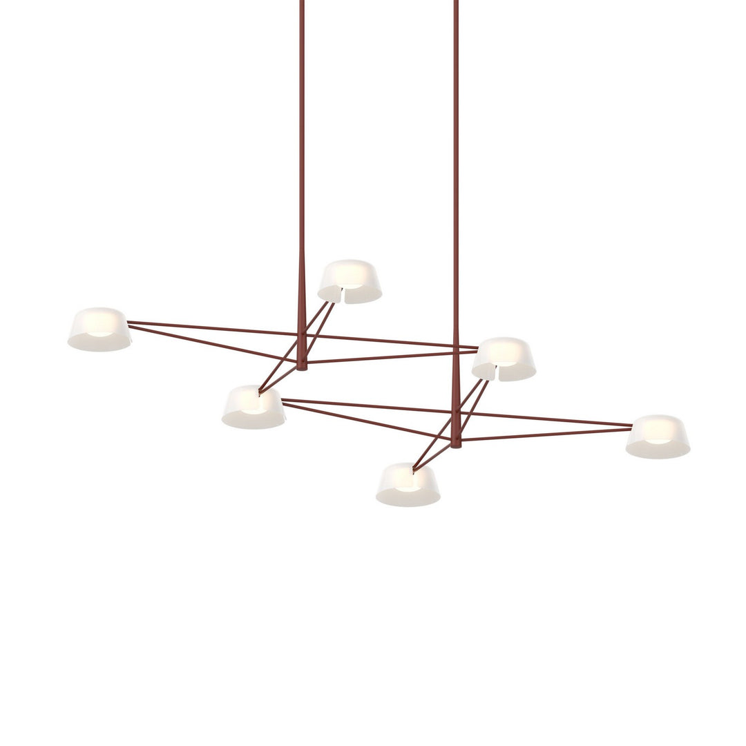 Ray LED Pendant in Oxide Red - available from The Lighting Shoppe, trusted by Canadian homeowners