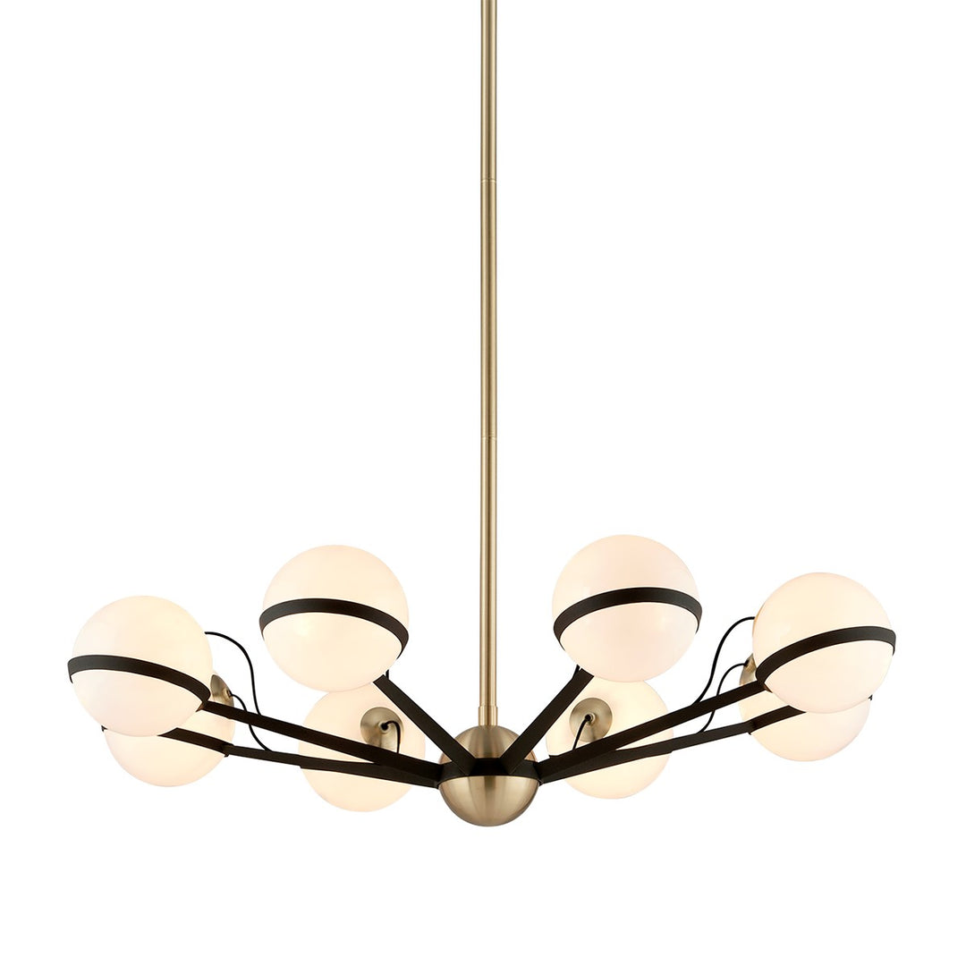 Troy Lighting Canada - F5304-TBZ/BBA - Eight Light Chandelier - Ace - Textured Bronze