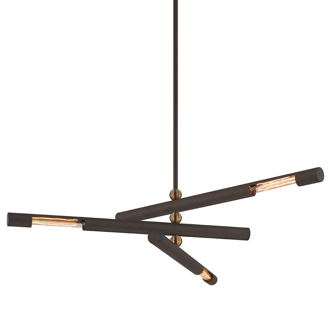 Hendrix Three Light Chandelier in Bronze - available from The Lighting Shoppe, trusted by Canadian homeowners