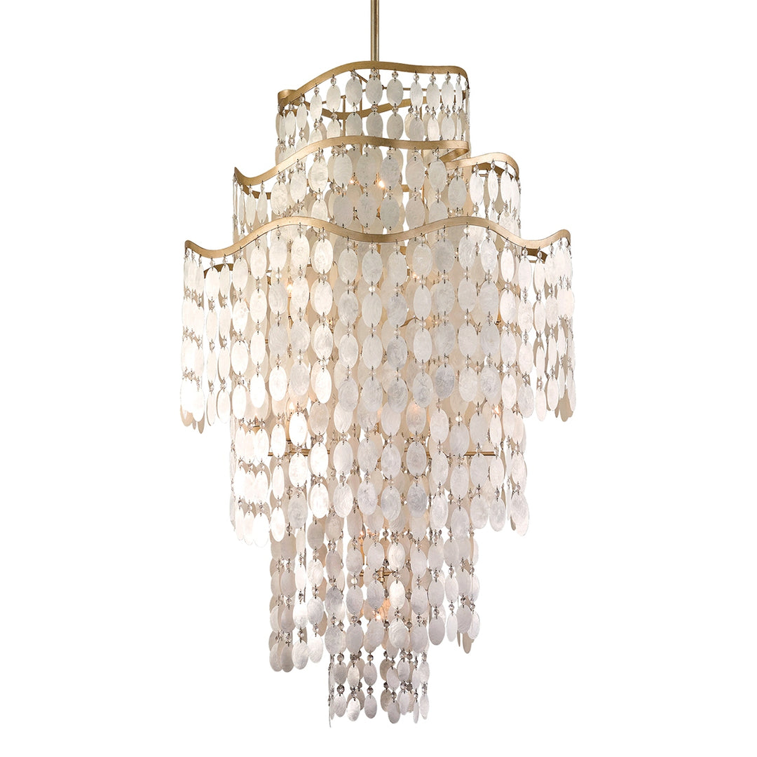 Corbett Lighting Canada - 109-719-CPL - 19 Light Chandelier - Dolce - Champagne Leaf