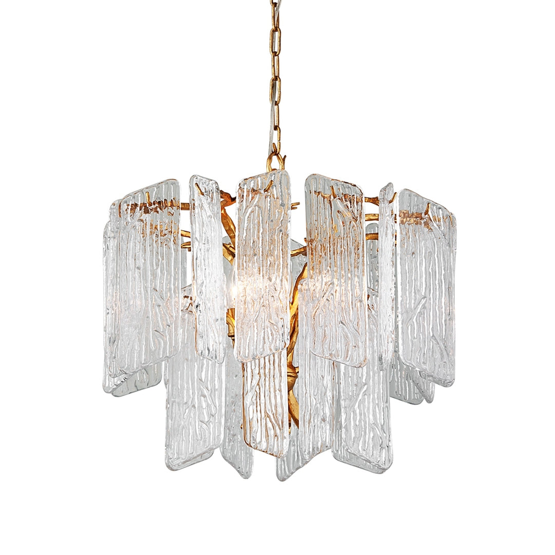 Corbett Lighting Canada - 244-44-GL - Four Light Chandelier - Piemonte - Gold Leaf