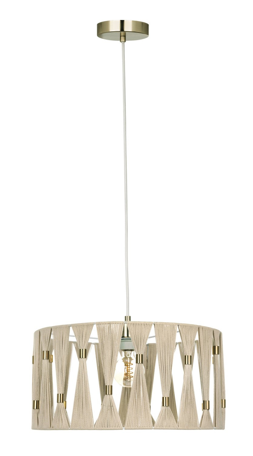 Macclenny One Light Pendant in Brushed Brass - available from The Lighting Shoppe, trusted by Canadian homeowners