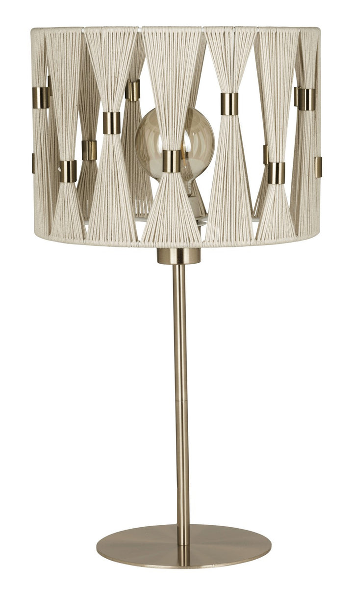 Macclenny One Light Table Lamp in Brushed Brass - available from The Lighting Shoppe, trusted by Canadian homeowners