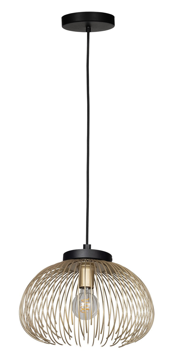 Venezuela One Light Dual Mount Pendant or Ceiling in Black - available from The Lighting Shoppe, trusted by Canadian homeowners