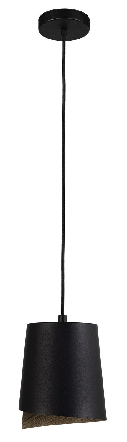Bolivia One Light Mini Pendant in Black - available from The Lighting Shoppe, trusted by Canadian homeowners