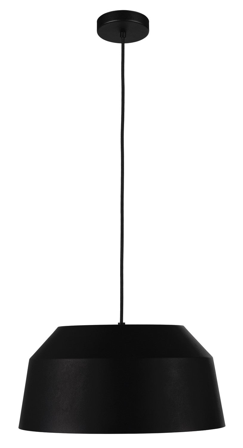 Contrisa One Light Pendant in Black - available from The Lighting Shoppe, trusted by Canadian homeowners