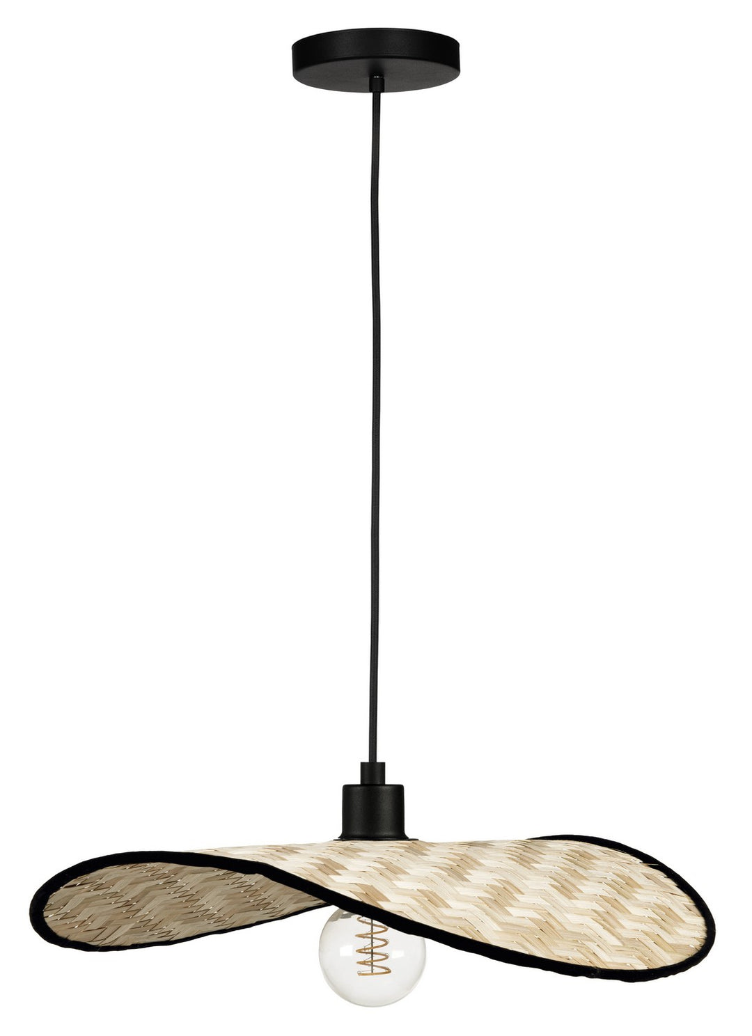 Marywell One Light Dual Mount Pendant or Ceiling in Black - available from The Lighting Shoppe, trusted by Canadian homeowners