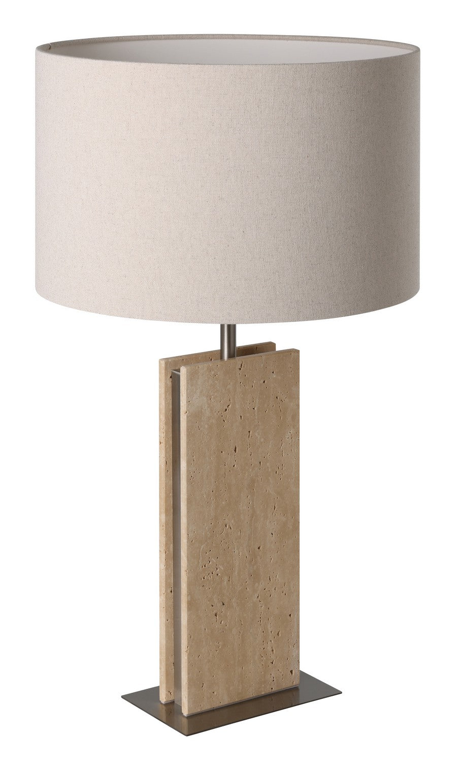 Belesar One Light Table Lamp in Traveltine - available from The Lighting Shoppe, trusted by Canadian homeowners