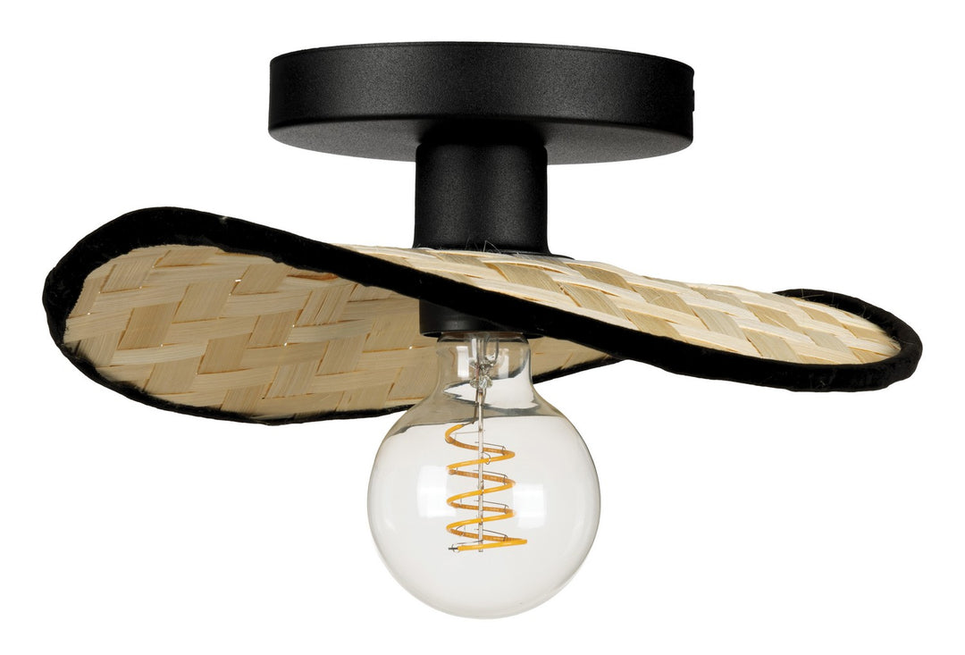 Marywell One Light Ceiling Mount in Black - available from The Lighting Shoppe, trusted by Canadian homeowners