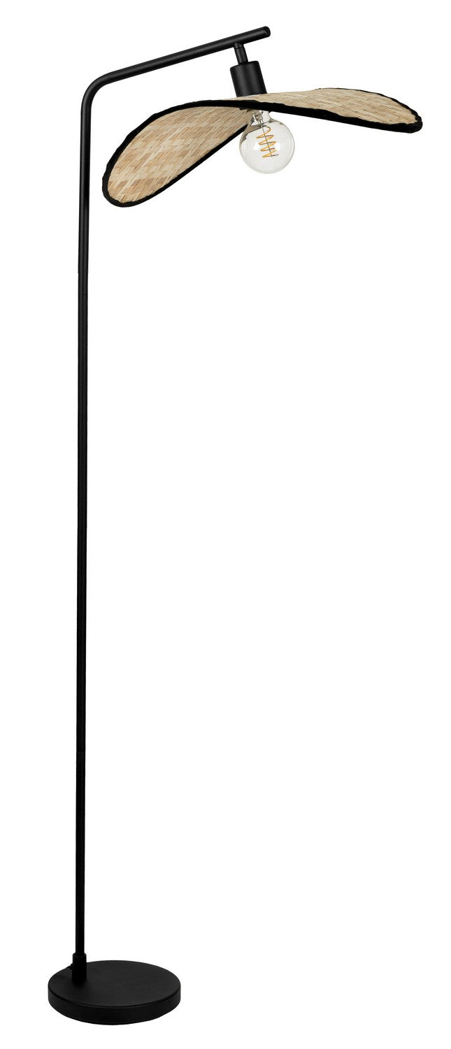 Marywell One Light Floor Lamp in Black - available from The Lighting Shoppe, trusted by Canadian homeowners