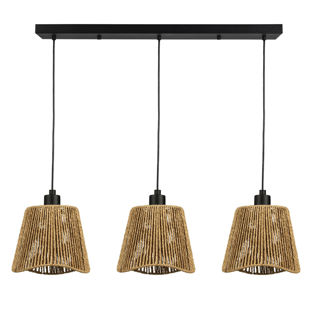 Lavister Three Light Pendant in Black - available from The Lighting Shoppe, trusted by Canadian homeowners