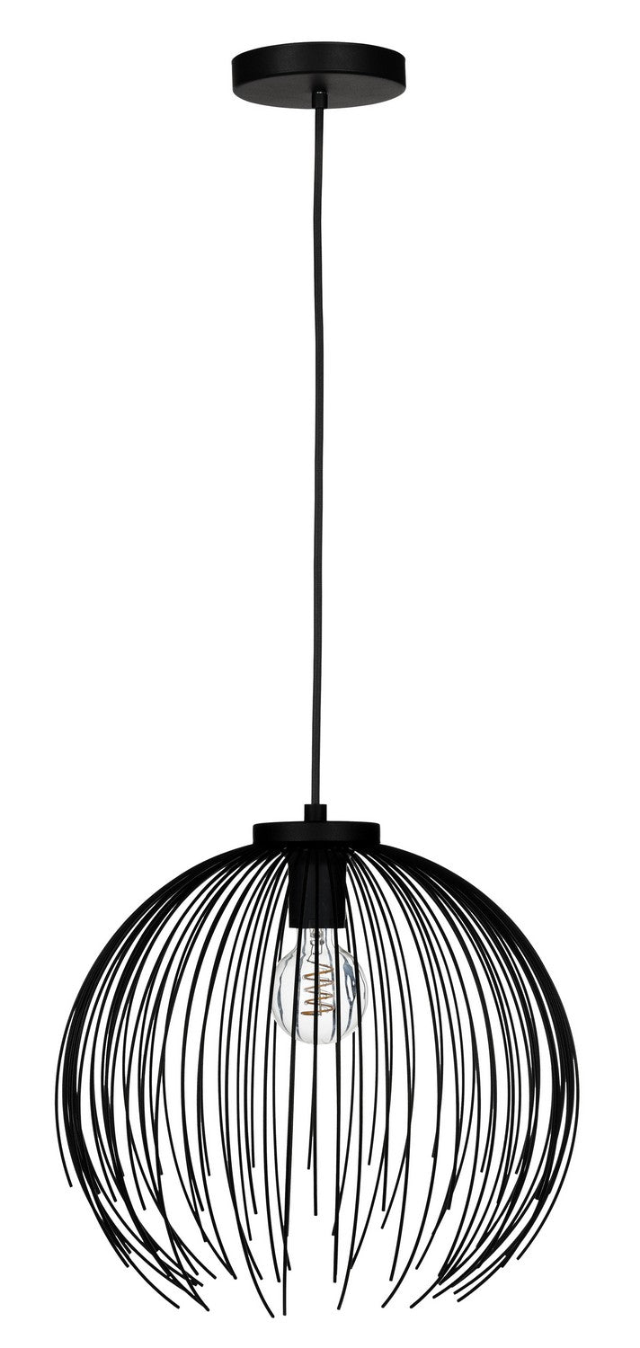 Venezuela One Light Pendant in Black - available from The Lighting Shoppe, trusted by Canadian homeowners
