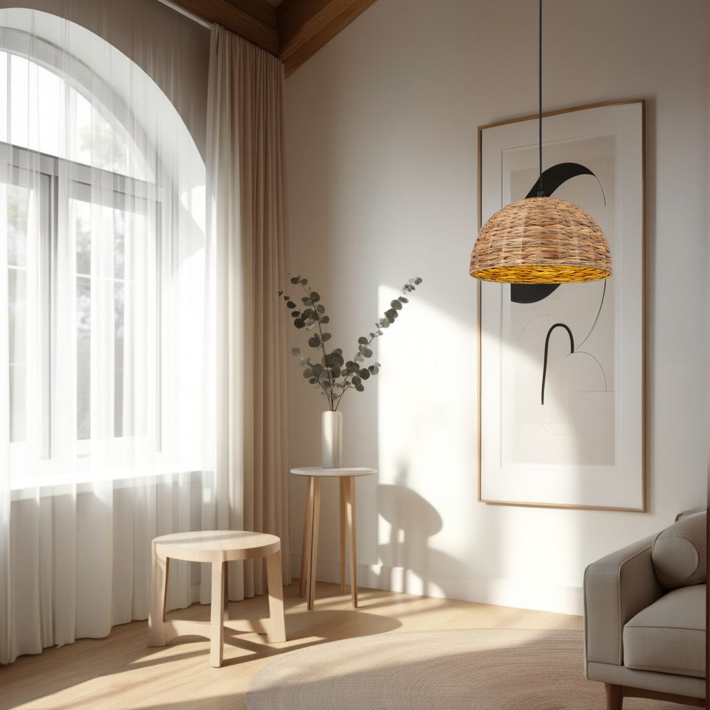 Canarm Canada - IPL2082B01NA - One Light Pendant - Kaia - Natural