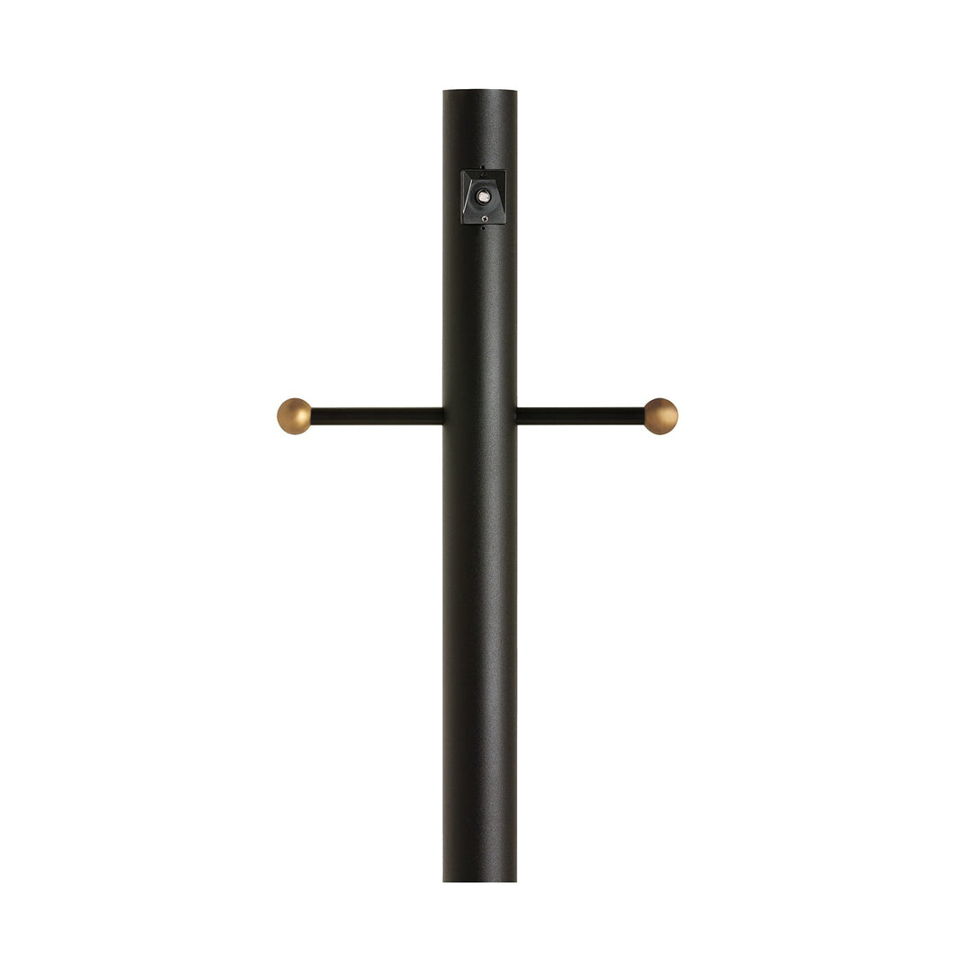 Generation Lighting Canada - 8114-12 - Post with Ladder Rest and Photo Cell - Outdoor Posts - Black