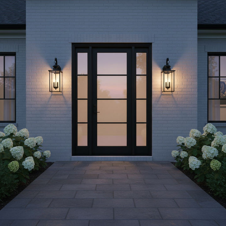 Generation Lighting Canada - 8468-12 - Two Light Outdoor Wall Lantern - Jamestowne - Black