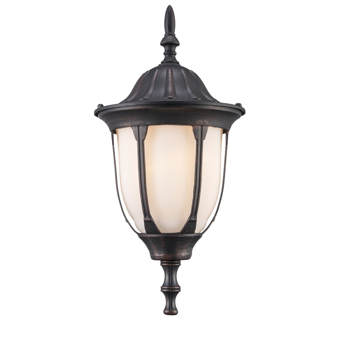 Hamilton One Light Wall Lantern in Rust - available from The Lighting Shoppe, trusted by Canadian homeowners