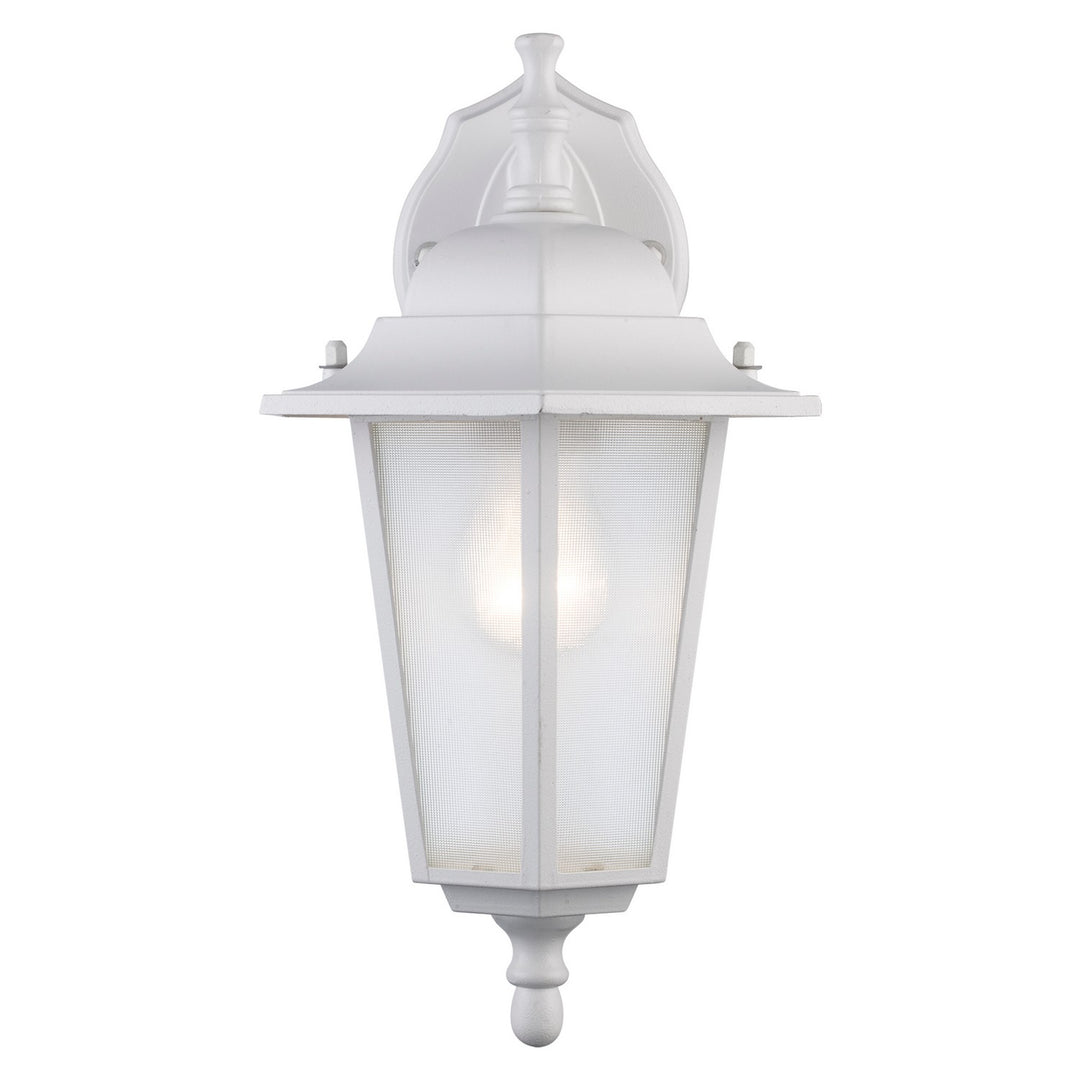Alexander One Light Wall Lantern in White - available from The Lighting Shoppe, trusted by Canadian homeowners