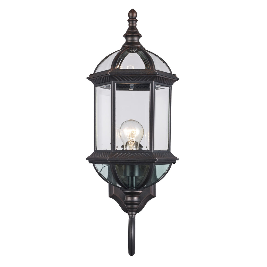 Wentworth One Light Wall Lantern in Rust - available from The Lighting Shoppe, trusted by Canadian homeowners