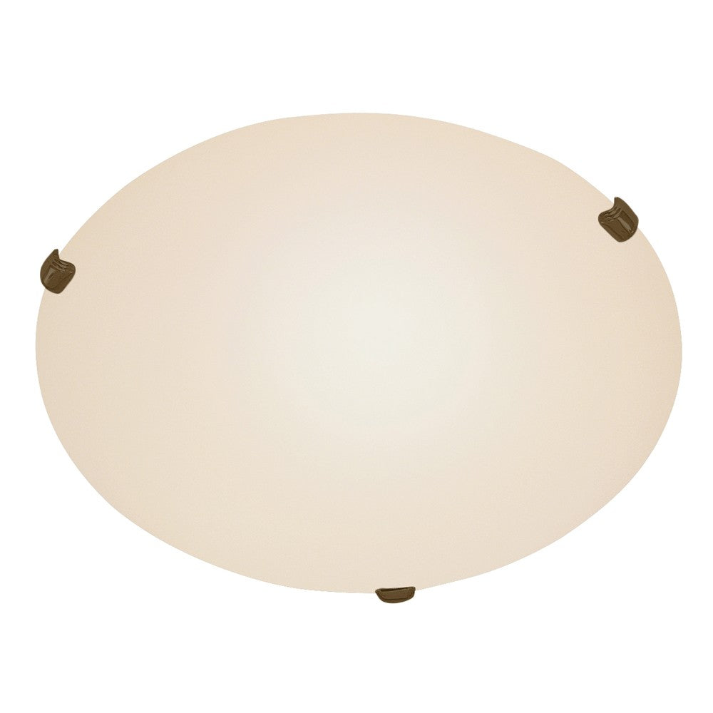 Cullen Three Light Flushmount in Rubbed Oil Bronze - available from The Lighting Shoppe, trusted by Canadian homeowners