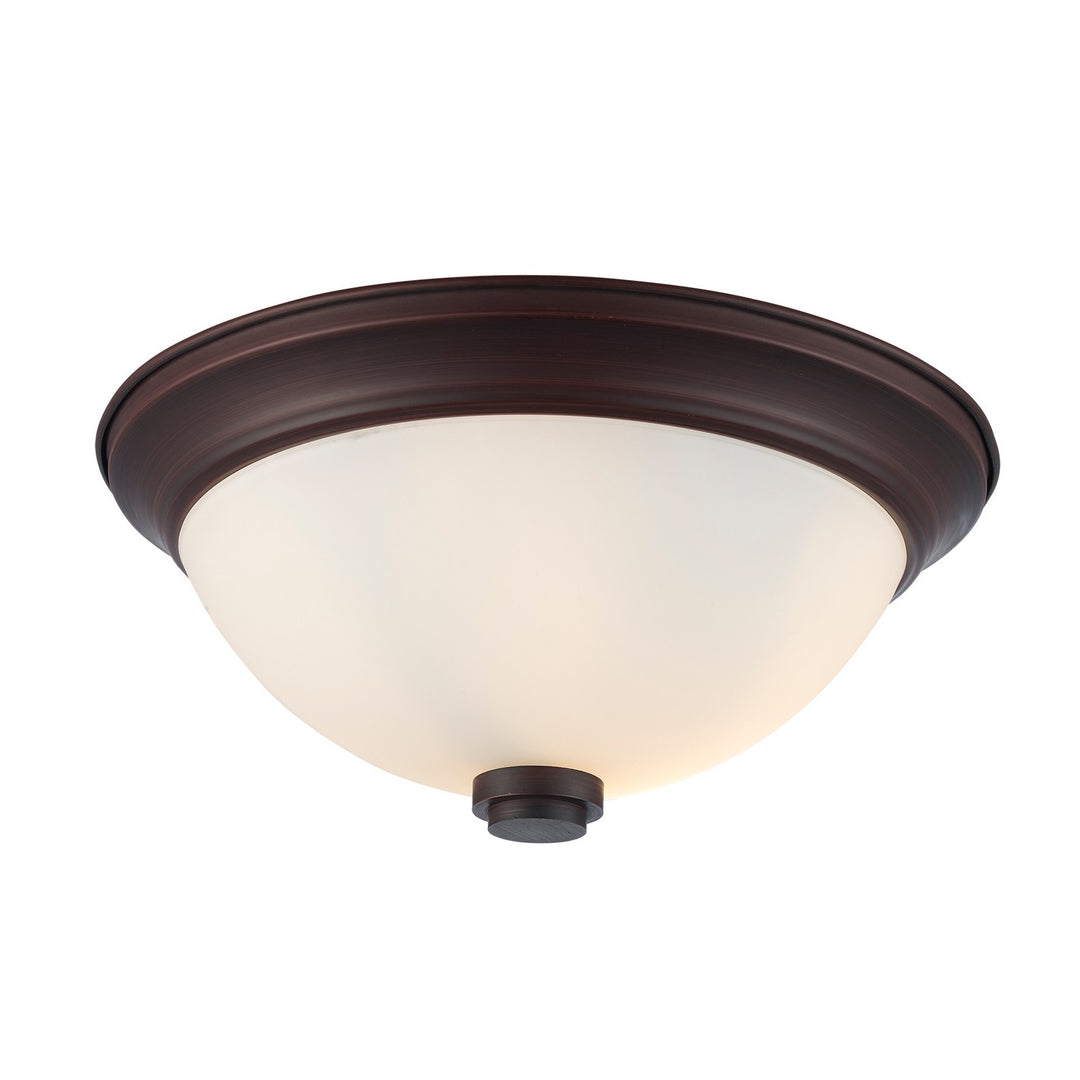 Mod Pod One Light Flushmount in Rubbed Oil Bronze - available from The Lighting Shoppe, trusted by Canadian homeowners