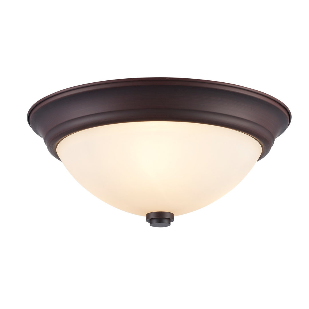 Mod Pod Three Light Flushmount in Rubbed Oil Bronze - available from The Lighting Shoppe, trusted by Canadian homeowners