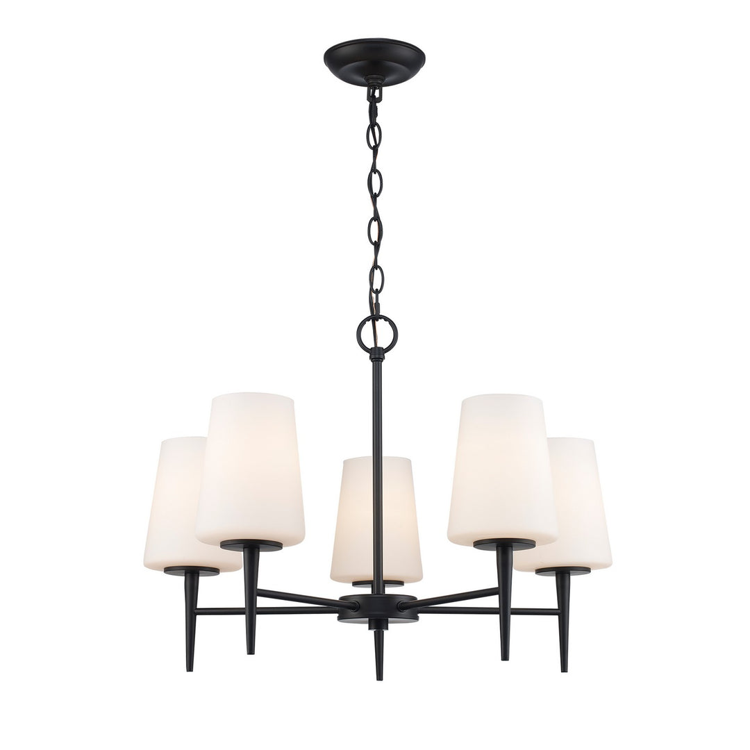 Five Light Chandelier in Black - available from The Lighting Shoppe, trusted by Canadian homeowners