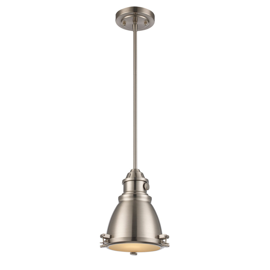 One Light Pendant in Brushed Nickel - available from The Lighting Shoppe, trusted by Canadian homeowners