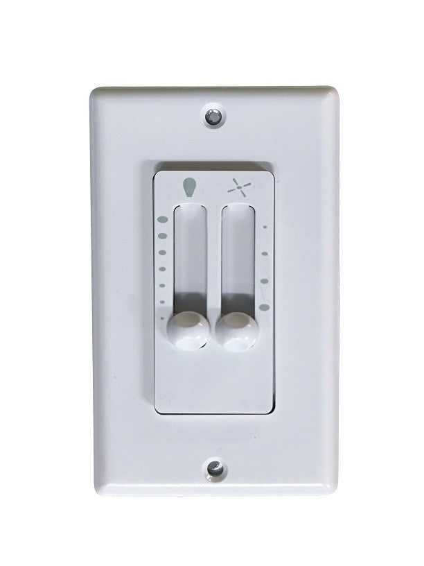 Fan Wall Control in White - available from The Lighting Shoppe, trusted by Canadian homeowners