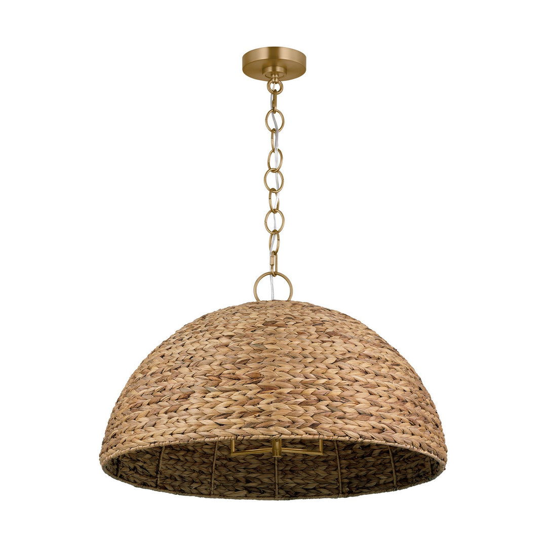 Cay Three Light Pendant in Burnished Brass - available from The Lighting Shoppe, trusted by Canadian homeowners