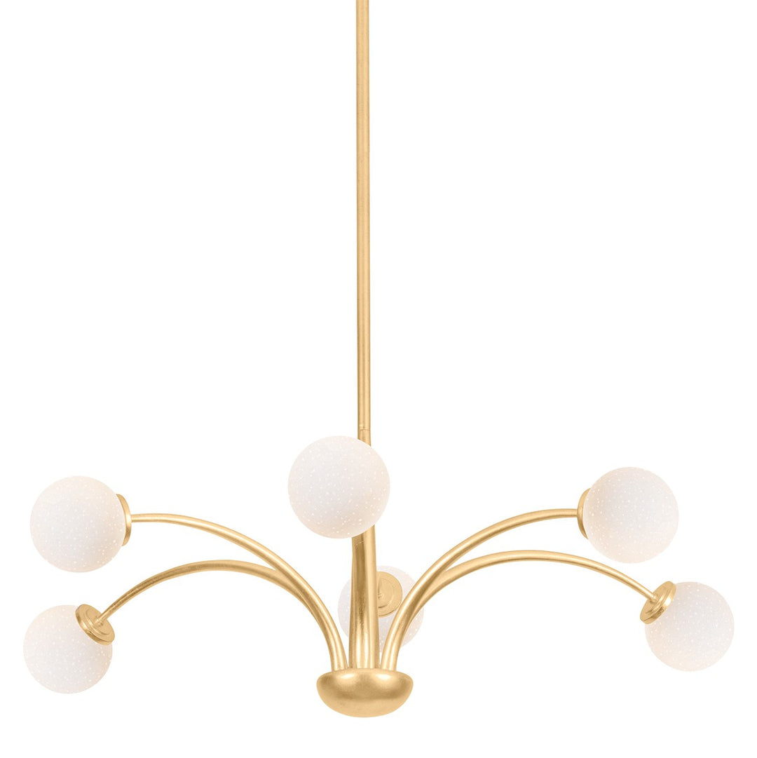 Troy Lighting Canada - F2639-VGL - Six Light Chandelier - Orinda - Vintage Gold Leaf