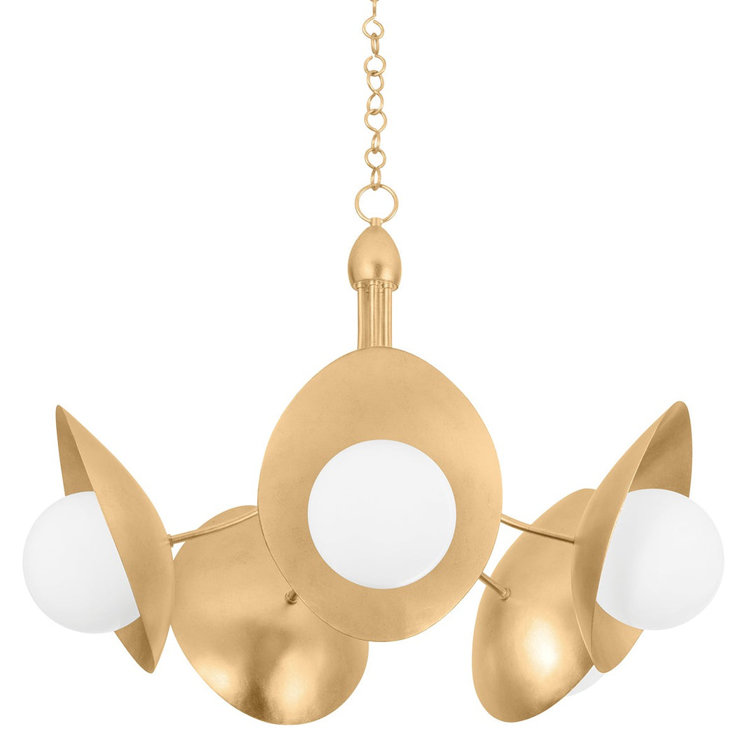 Troy Lighting Canada - F3038-VGL - Five Light Chandelier - Olson - Vintage Gold Leaf
