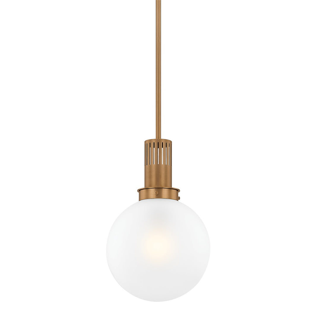 Tobias One Light Pendant in Patina Brass - available from The Lighting Shoppe, trusted by Canadian homeowners