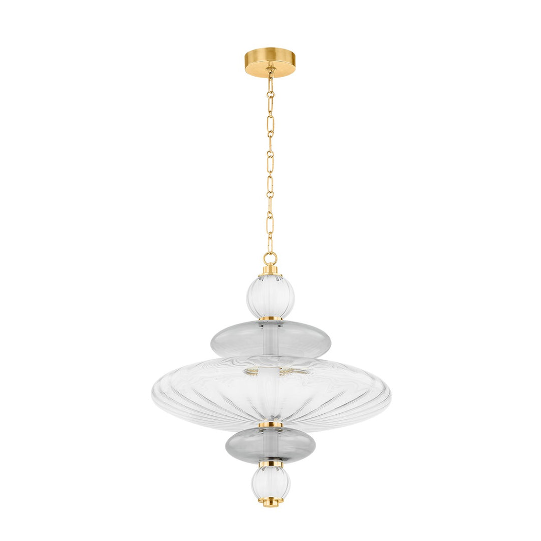 Williams LED Pendant in Aged Brass - available from The Lighting Shoppe, trusted by Canadian homeowners