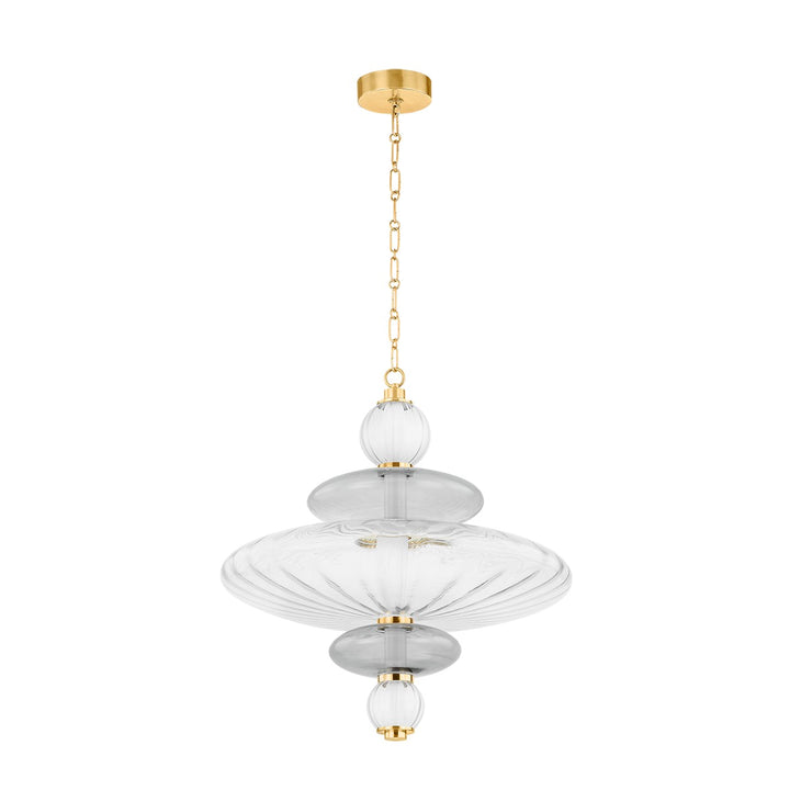 Williams LED Pendant in Aged Brass - available from The Lighting Shoppe, trusted by Canadian homeowners