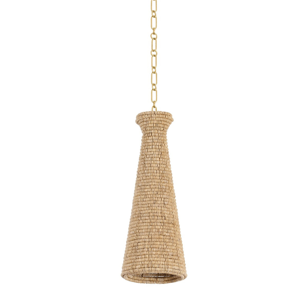 Tallman One Light Pendant in Vintage Gold Leaf - available from The Lighting Shoppe, trusted by Canadian homeowners