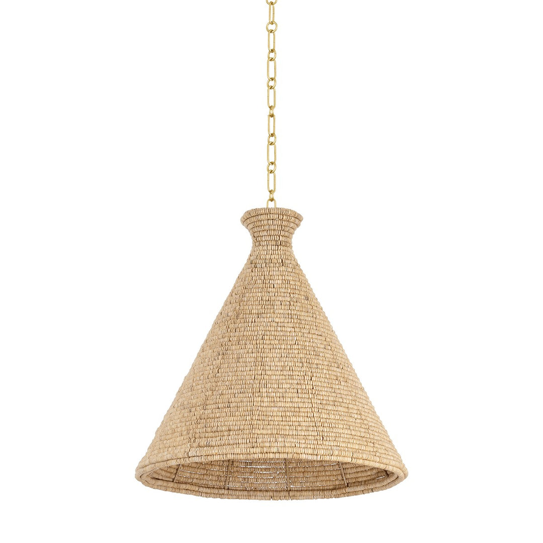Tallman One Light Pendant in Vintage Gold Leaf - available from The Lighting Shoppe, trusted by Canadian homeowners