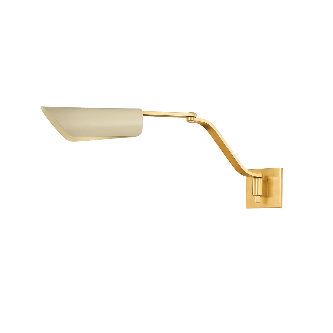 Hudson Valley Canada - 6810-AGB/SSD - One Light Wall Sconce - Douglaston - Aged Brass