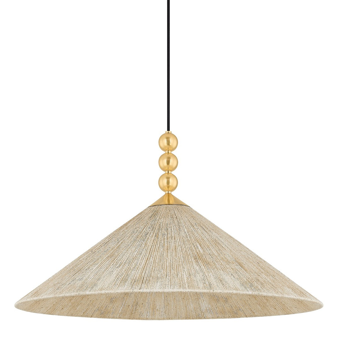 Song One Light Pendant in Aged Brass - available from The Lighting Shoppe, trusted by Canadian homeowners