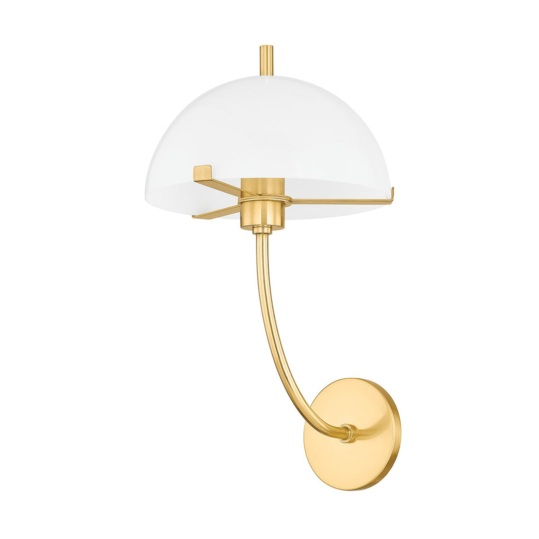Atala One Light Wall Sconce in Aged Brass - available from The Lighting Shoppe, trusted by Canadian homeowners