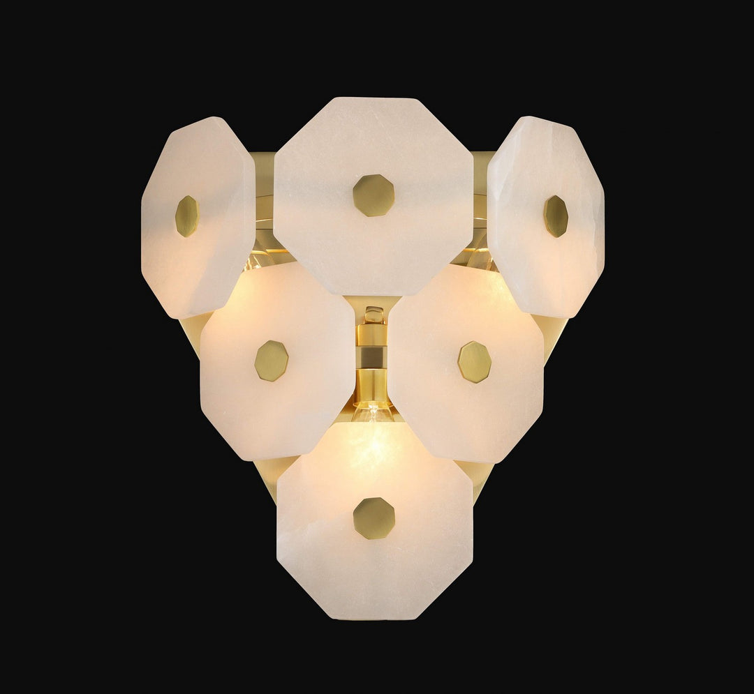 Spain Three Light Wall Sconce in Brass - available from The Lighting Shoppe, trusted by Canadian homeowners