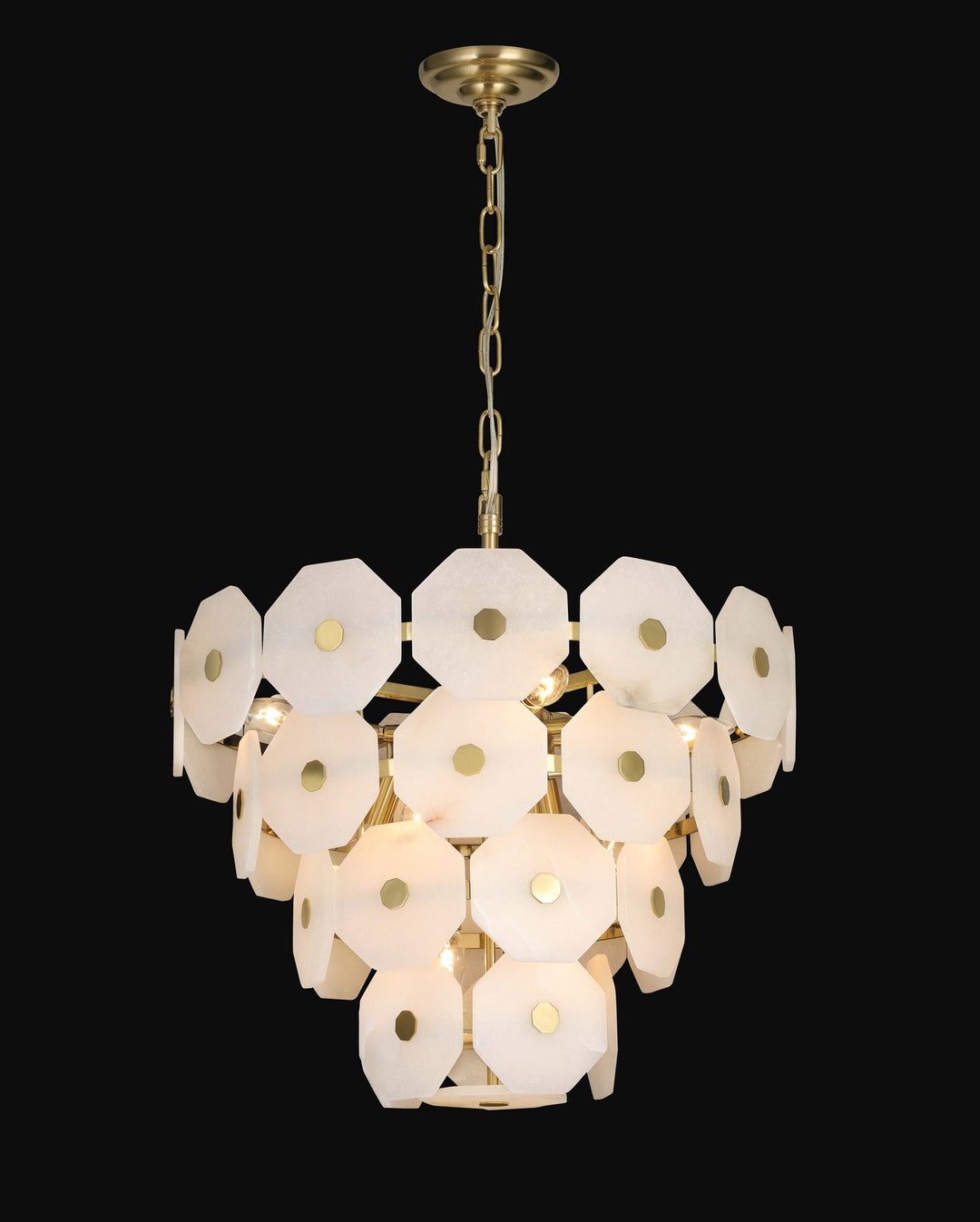 Spain Ten Light Chandelier in Brass - available from The Lighting Shoppe, trusted by Canadian homeowners