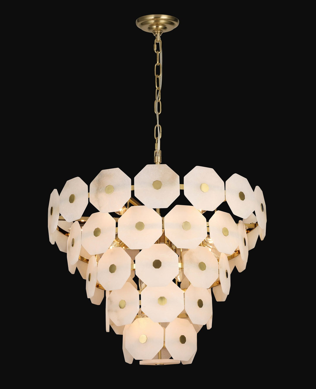 Spain 16 Light Chandelier in Brass - available from The Lighting Shoppe, trusted by Canadian homeowners