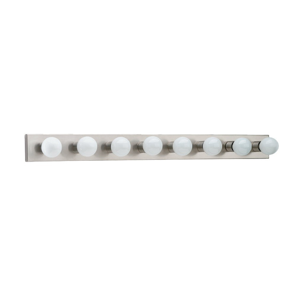 Generation Lighting Canada - 4740-98 - Eight Light Wall / Bath - Center Stage - Brushed Stainless