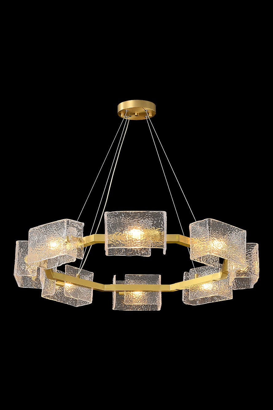 Sofia Eight Light Pendant in Antique Brass - available from The Lighting Shoppe, trusted by Canadian homeowners
