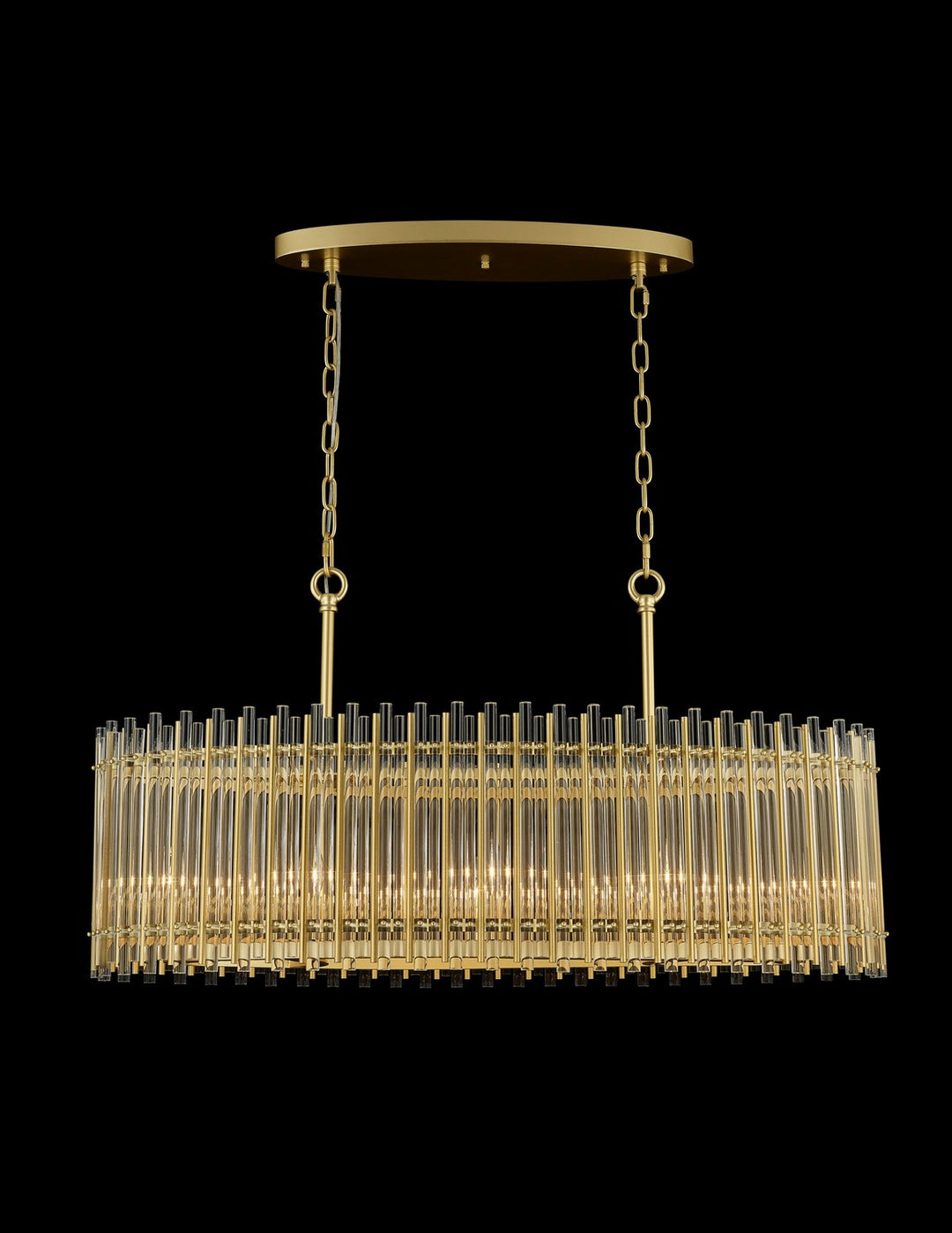 Antonina Eight Light Pendant in Satin Gold - available from The Lighting Shoppe, trusted by Canadian homeowners