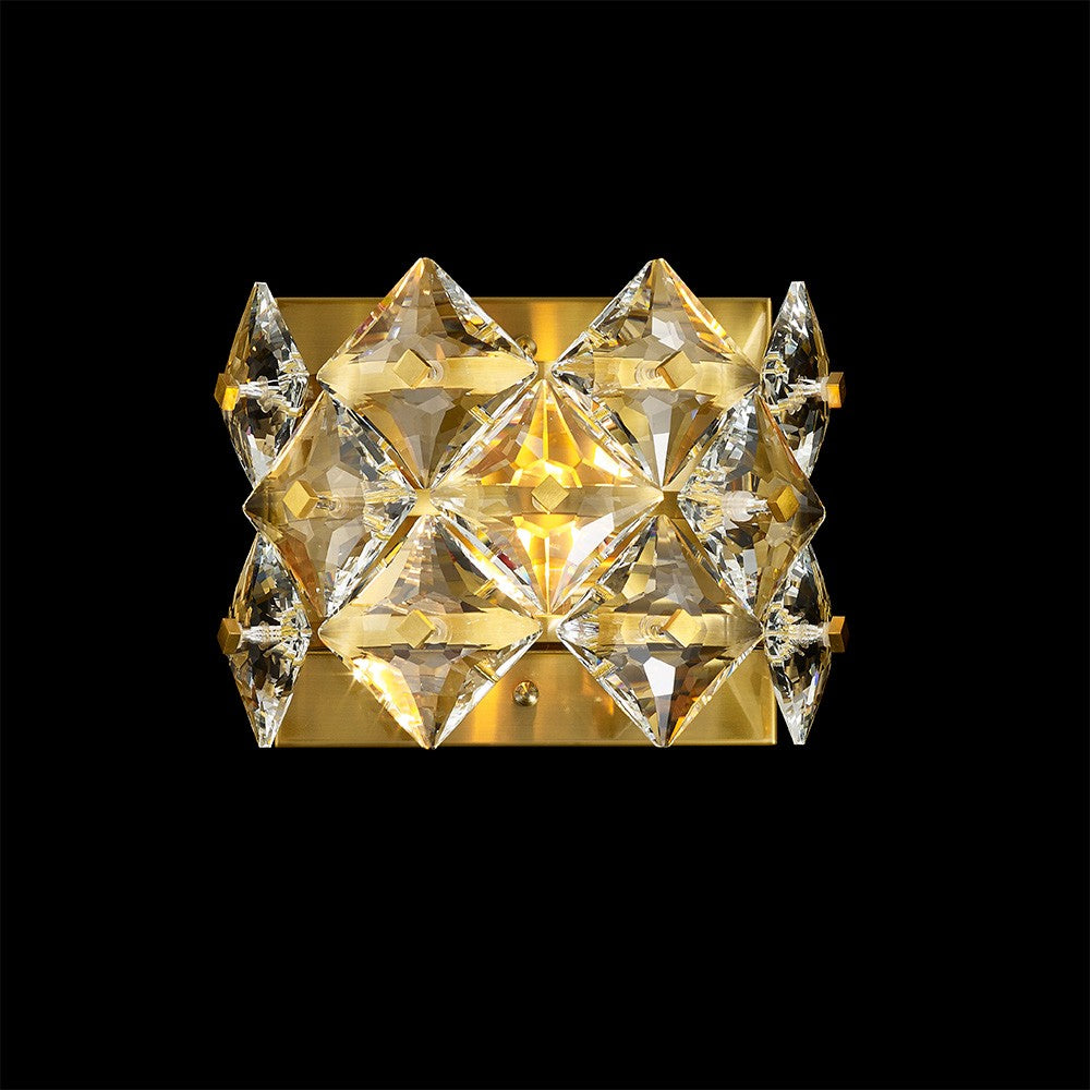 The Crown Two Light Wall Sconce in Antique Brass - available from The Lighting Shoppe, trusted by Canadian homeowners