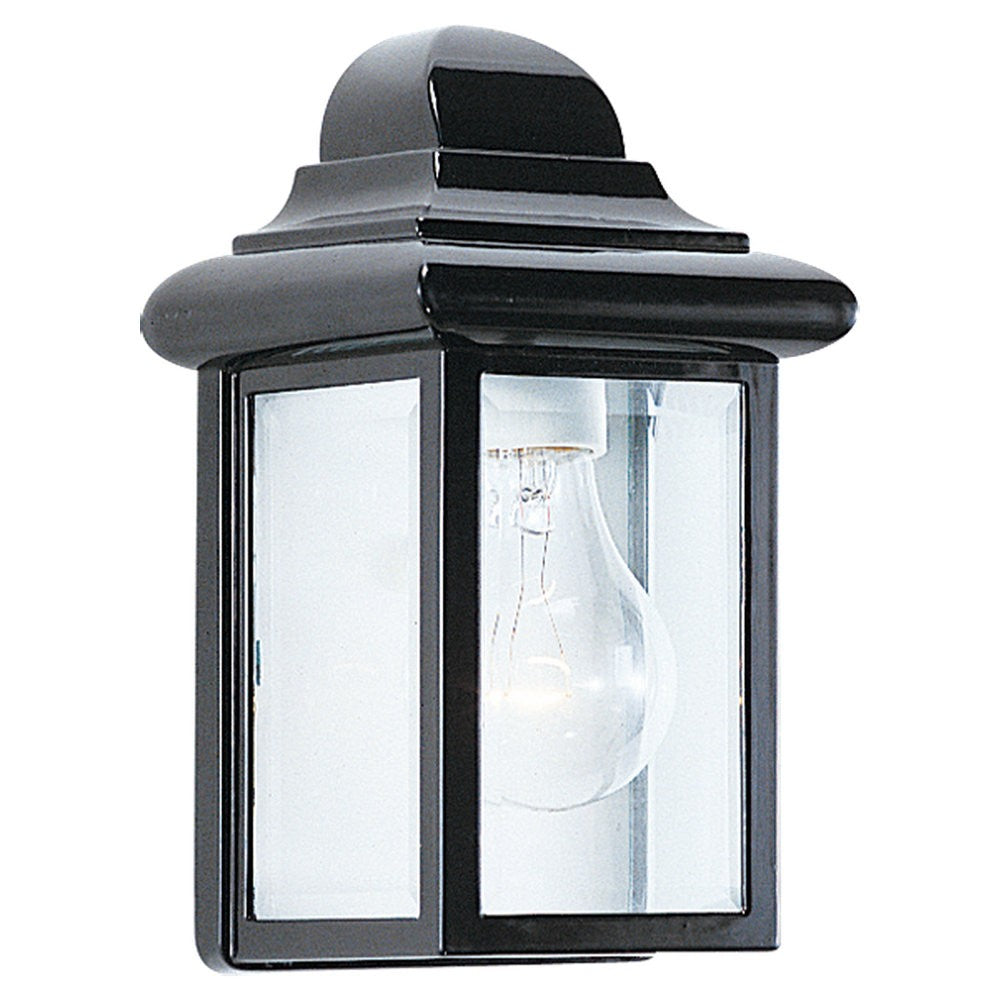 Mullberry Hill One Light Outdoor Wall Lantern in Black - available from The Lighting Shoppe, trusted by Canadian homeowners